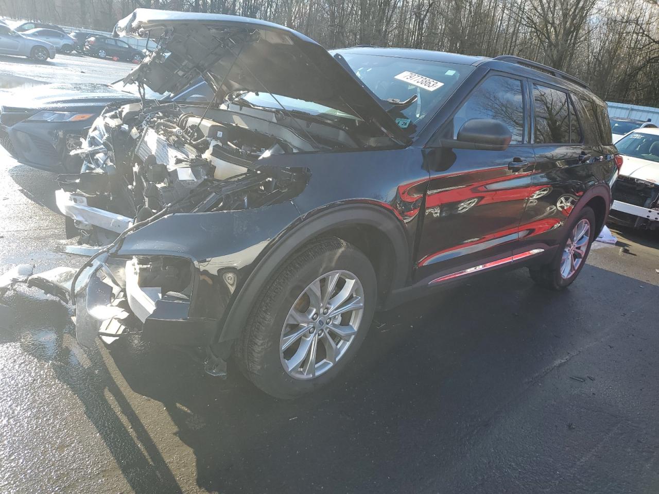 Image 1 of 2023 FORD EXPLORER XLT 2023 with VIN 1FMSK8DH5PGA22297