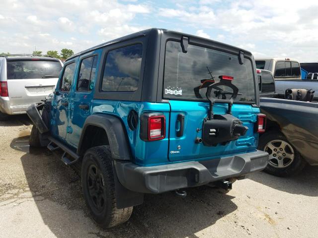 Изображение 3 2019 JEEP WRANGLER UNLIMITED SPORT 2019 с VIN 1C4HJXDGXKW604817