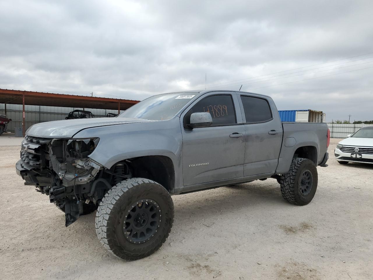 Image 1 of 2021 CHEVROLET COLORADO LT 2021 with VIN 1GCGSCEN7M1154025