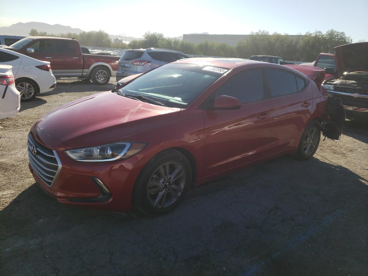Image 1 of 2018 HYUNDAI ELANTRA SEL 2018 with VIN 5NPD84LF9JH246275