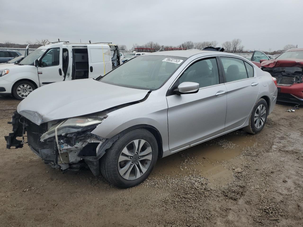 Image 1 of 2013 HONDA ACCORD LX 2013 with VIN 1HGCR2F30DA108829