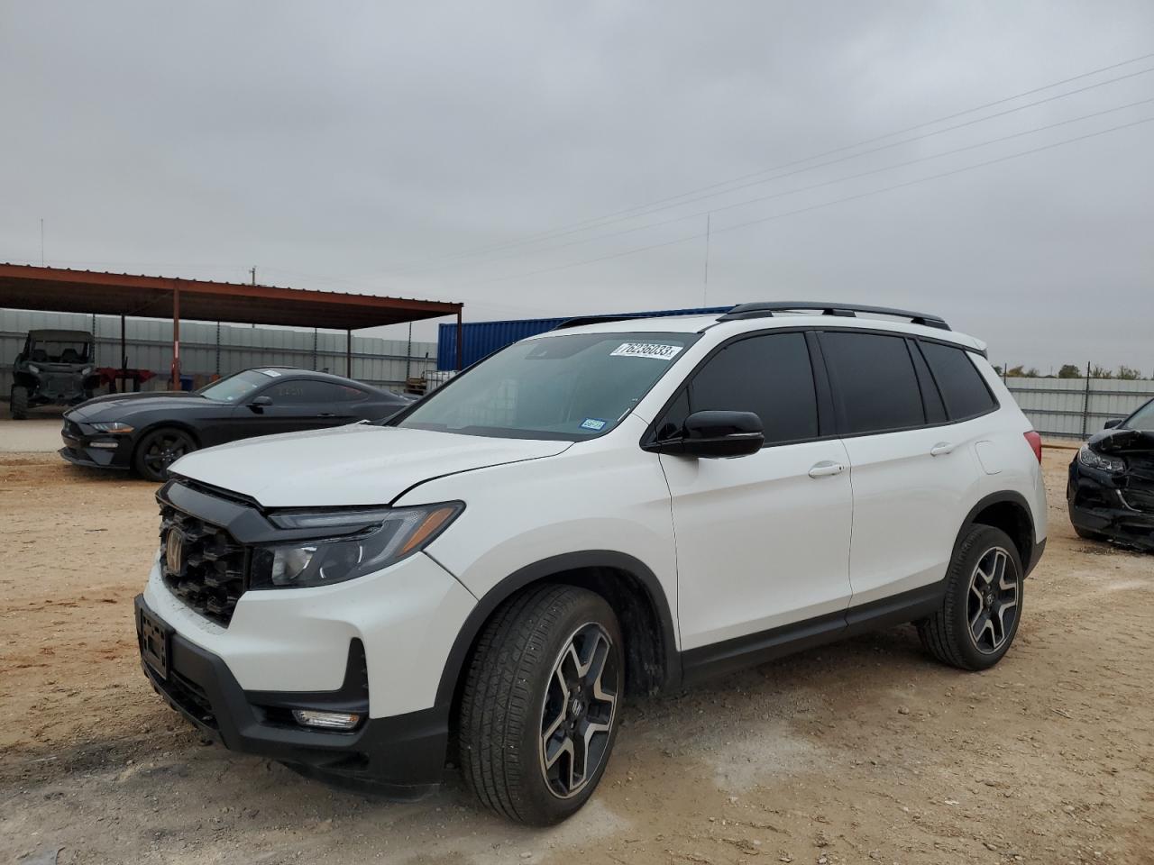 Image 1 of 2023 HONDA PASSPORT ELITE 2023 with VIN 5FNYF8H02PB029855