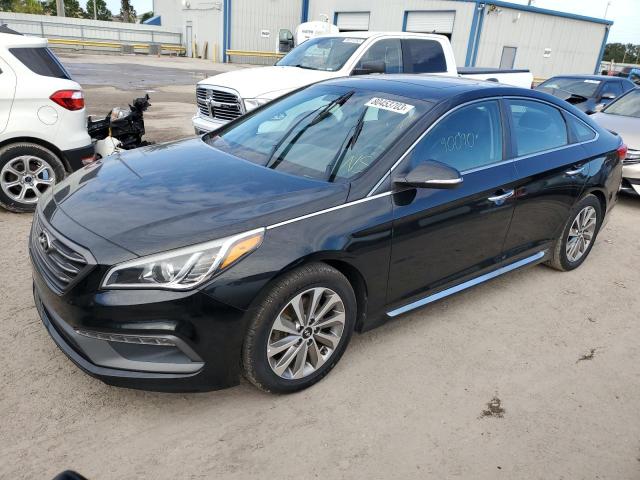 Image 1 of 2017 HYUNDAI SONATA SPORT 2017 with VIN 5NPE34AF1HH596001