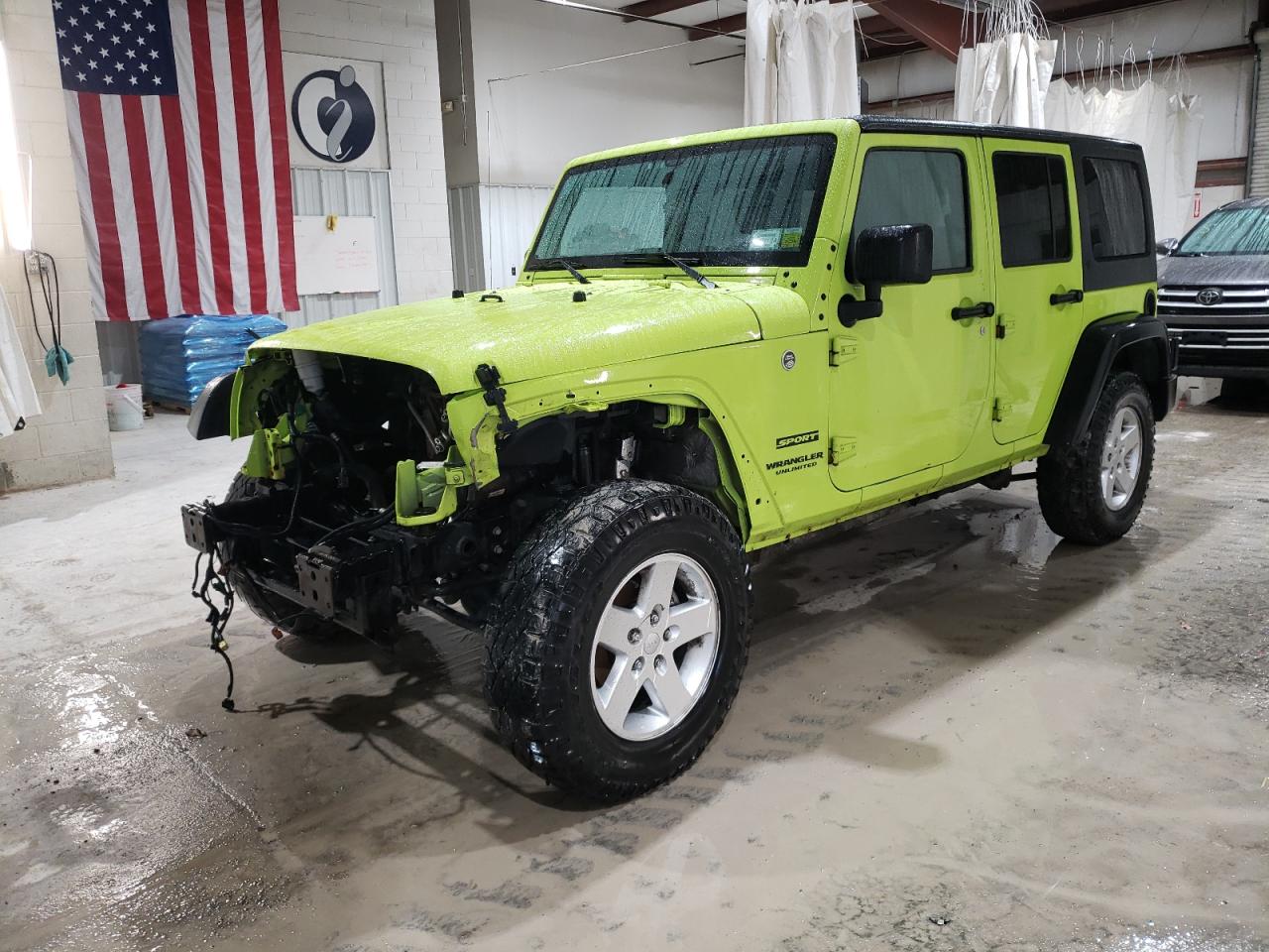 Image 1 of 2016 JEEP WRANGLER UNLIMITED SPORT 2016 with VIN 1C4BJWDG8GL325679