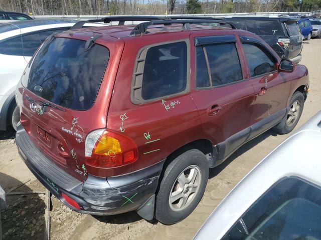 Image 3 of 2003 HYUNDAI SANTA FE GLS 2003 with VIN KM8SC73D63U543708