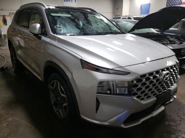 Image 1 of 2021 HYUNDAI SANTA FE SEL PREMIUM 2021 with VIN KM8S3DA16MU004868