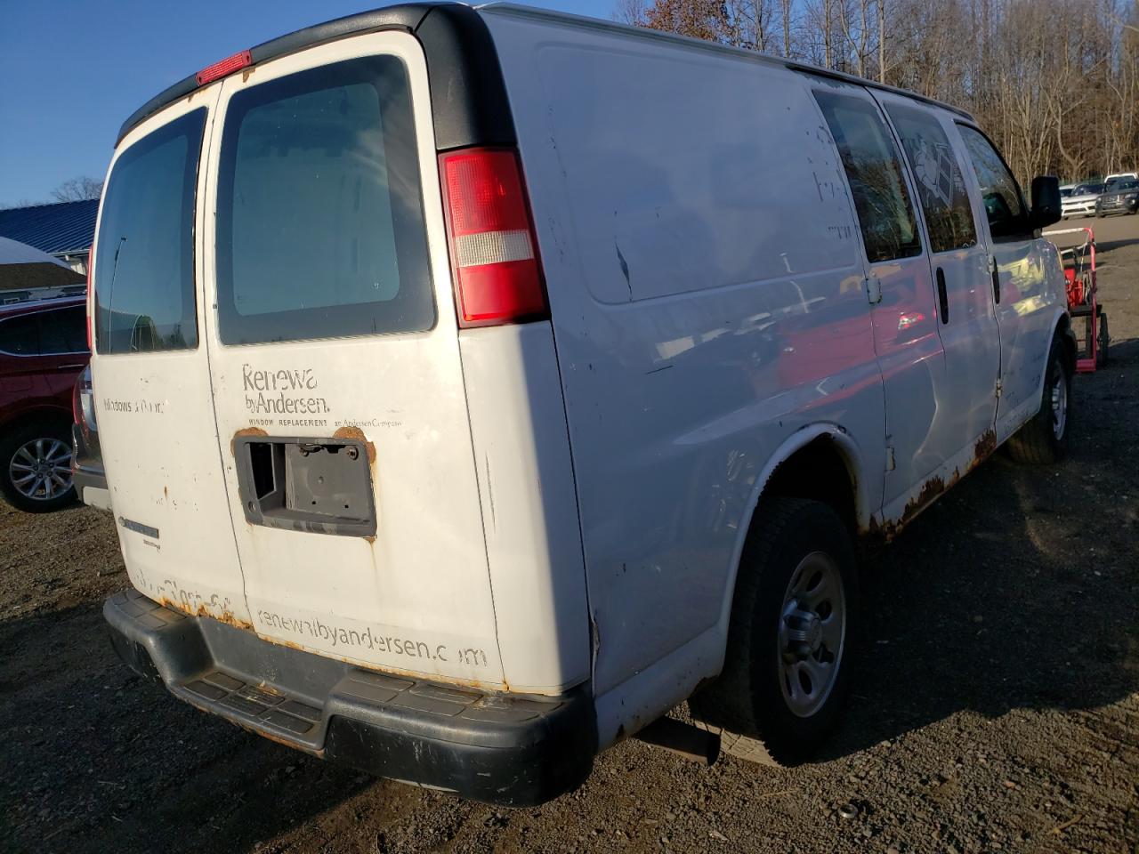 Изображение 3 2011 CHEVROLET EXPRESS G1500  2011 с VIN 1GCSGAFX9B1123839