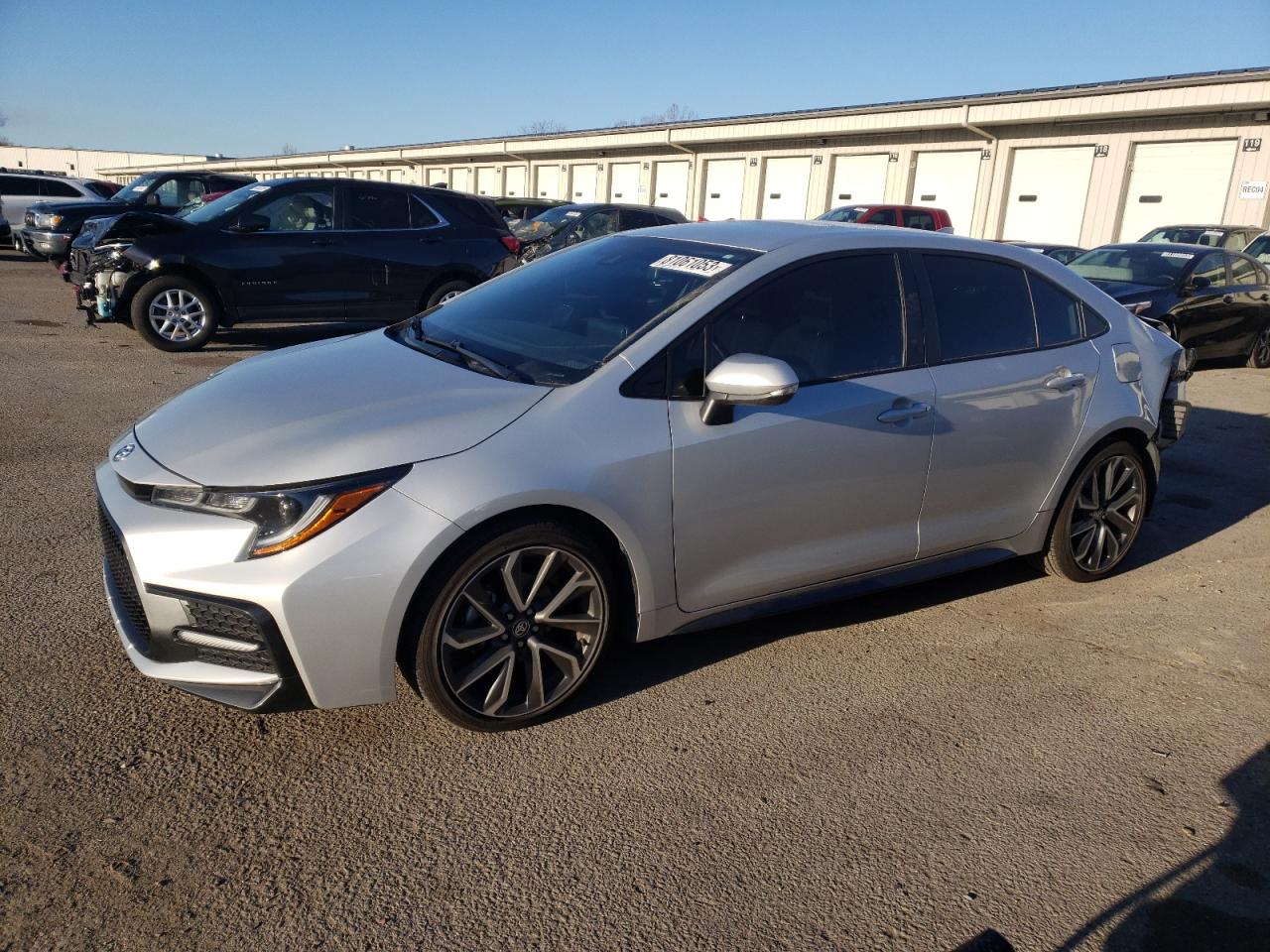 Изображение 1 2021 TOYOTA COROLLA SE 2021 с VIN 5YFS4MCE9MP090398