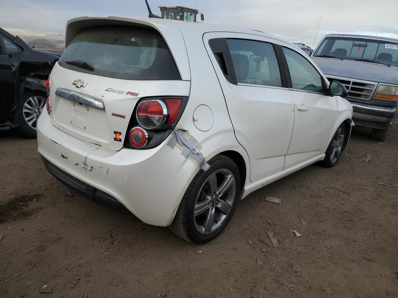 Image 3 of 2014 CHEVROLET SONIC RS 2014 with VIN 1G1JG6SB7E4125037