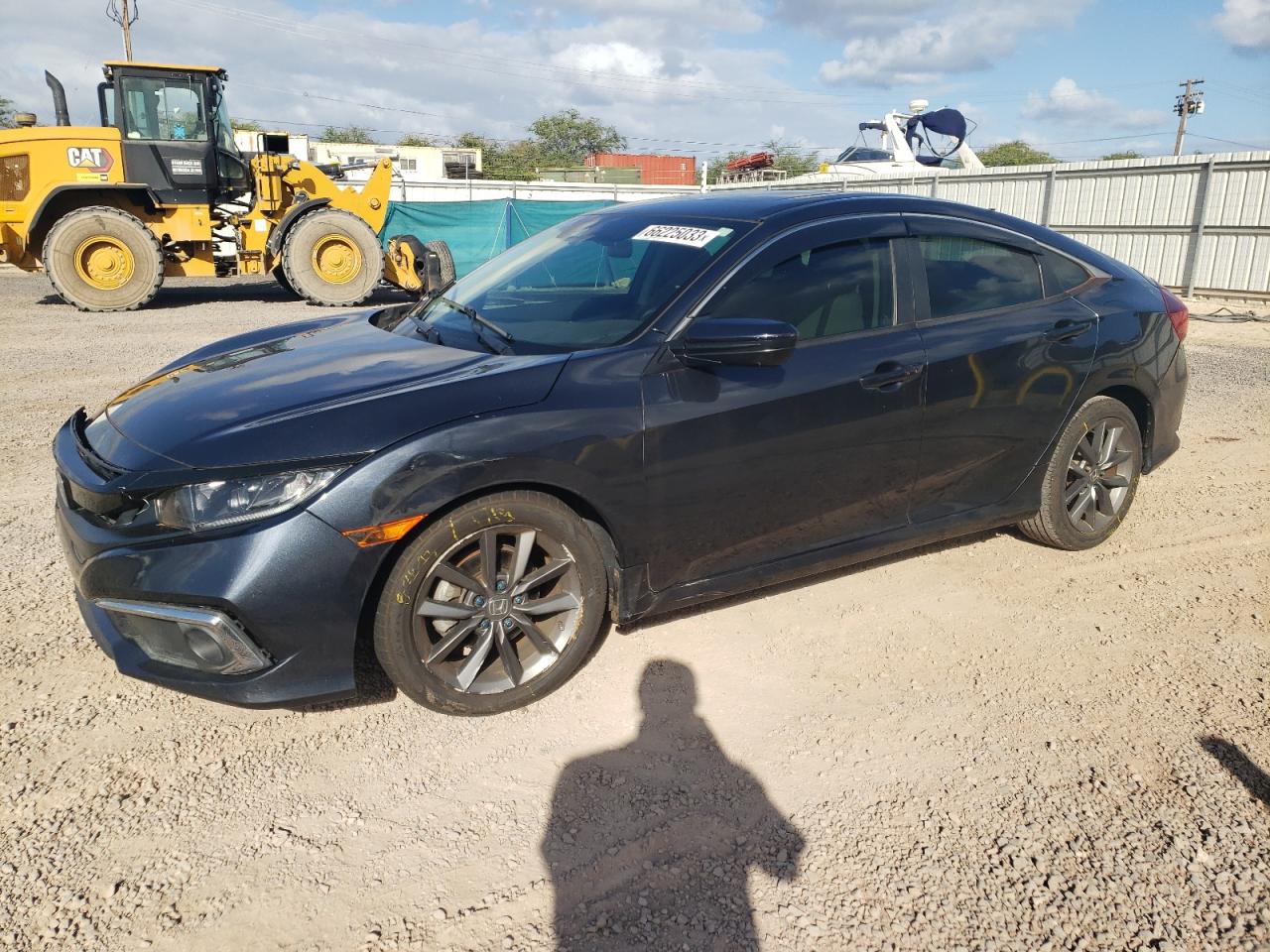 Image 1 of 2019 HONDA CIVIC EX 2019 with VIN JHMFC1F37KX000790