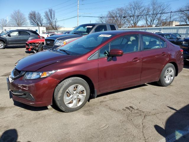 Image 1 of 2014 HONDA CIVIC LX 2014 with VIN 19XFB2F55EE025946