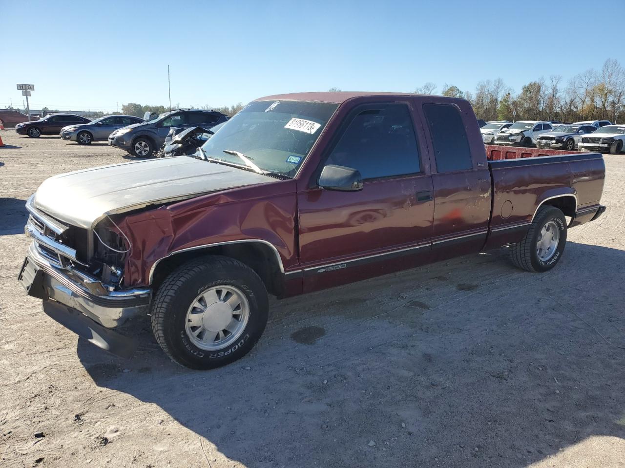 Image 1 of 1996 CHEVROLET GMT-400 C1500 1996 with VIN 1GCEC19R5TE237403
