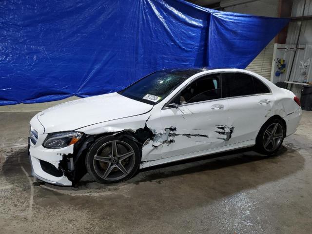 Image 1 of 2018 MERCEDES-BENZ C 300 4MATIC 2018 with VIN 55SWF4KB3JU253622
