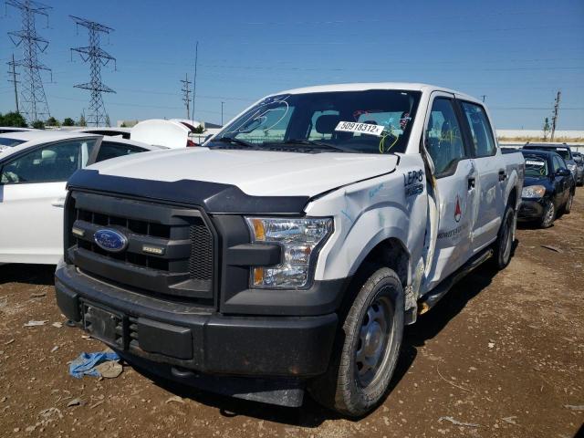 Image 2 of 2017 FORD F150 SUPERCREW 2017 with VIN 1FTEW1E84HFC43795