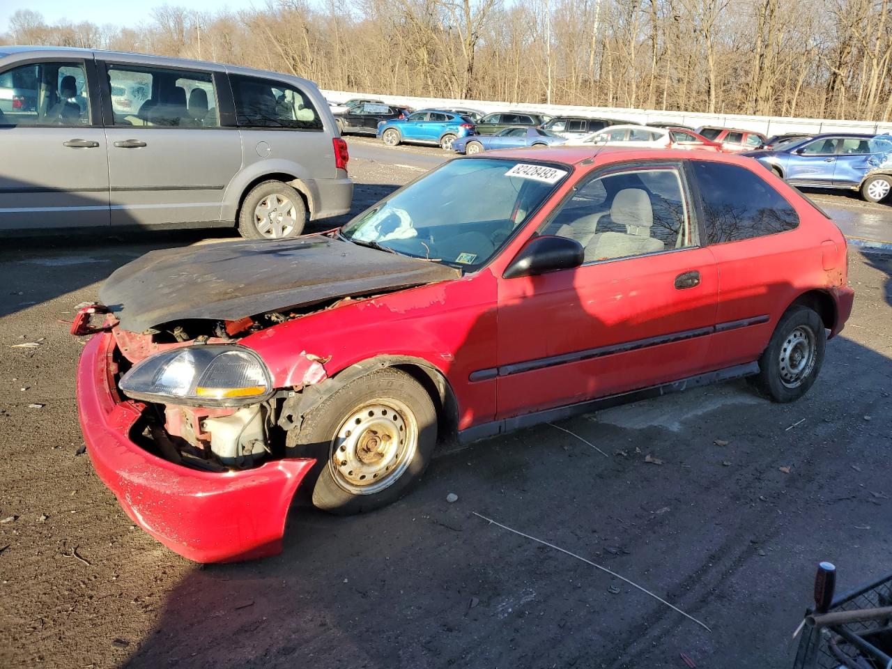 Изображение 1 1996 HONDA CIVIC CX 1996 с VIN 2HGEJ6321TH107417