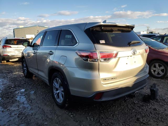 Изображение 2 2016 TOYOTA HIGHLANDER LE 2016 с VIN 5TDBKRFH0GS311410