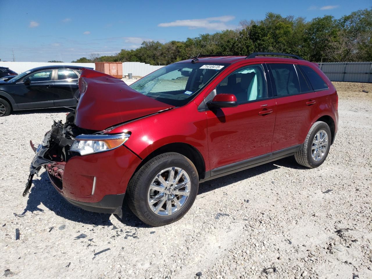 Image 1 of 2014 FORD EDGE SEL 2014 with VIN 2FMDK3JC7EBB00331