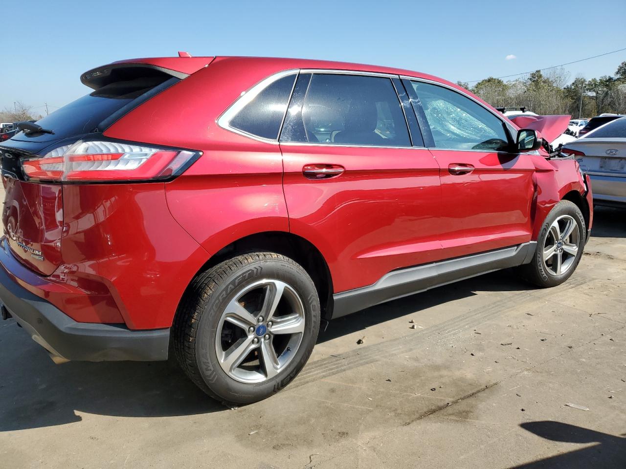 Image 3 of 2020 FORD EDGE TITANIUM 2020 with VIN 2FMPK4K98LBA25089