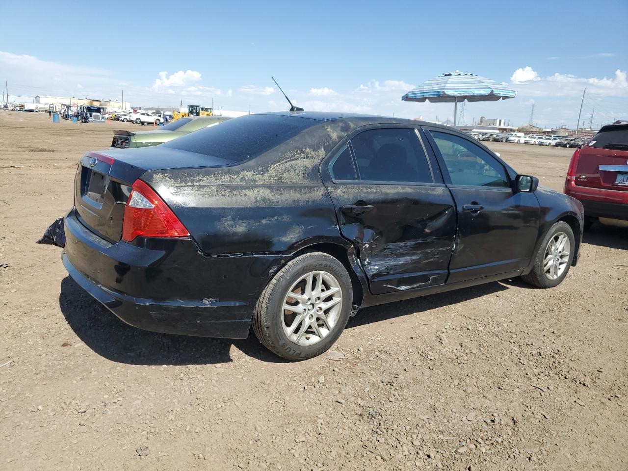 Изображение 3 2012 FORD FUSION S 2012 с VIN 3FAHP0GA9CR150857