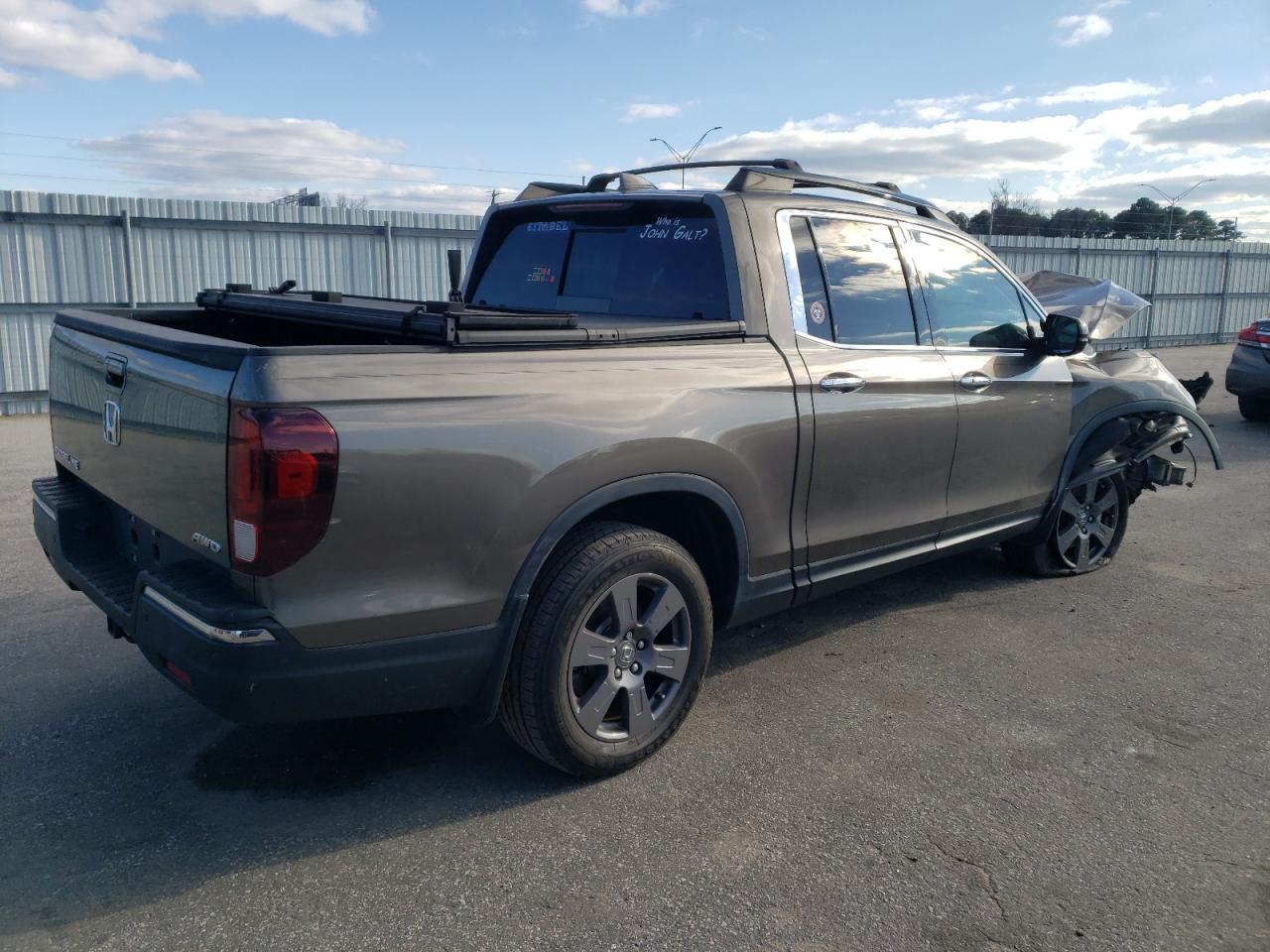 Image 3 of 2020 HONDA RIDGELINE RTL 2020 with VIN 5FPYK3F75LB010717