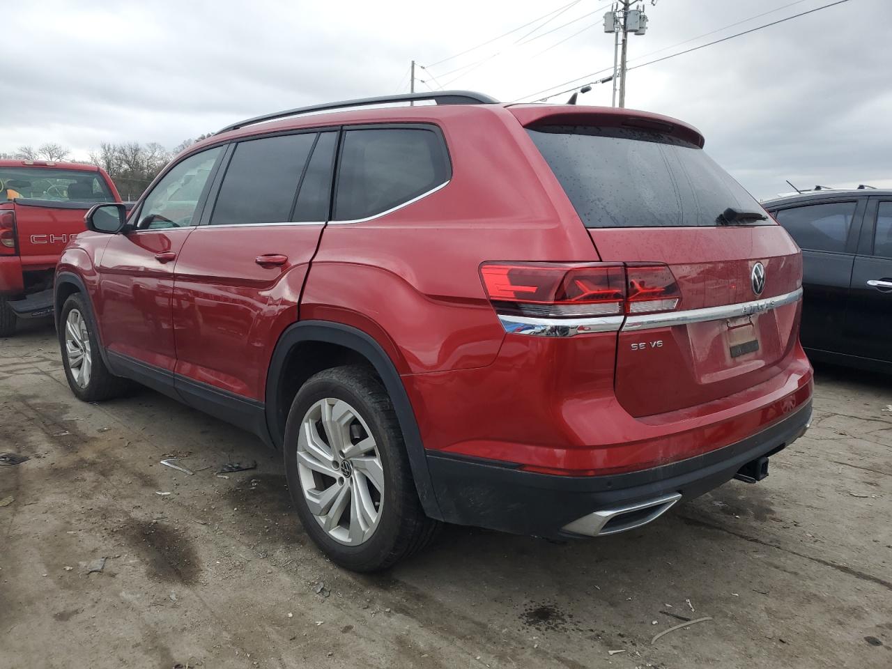 Image 2 of 2021 VOLKSWAGEN ATLAS SE 2021 with VIN 1V2JR2CA1MC538154