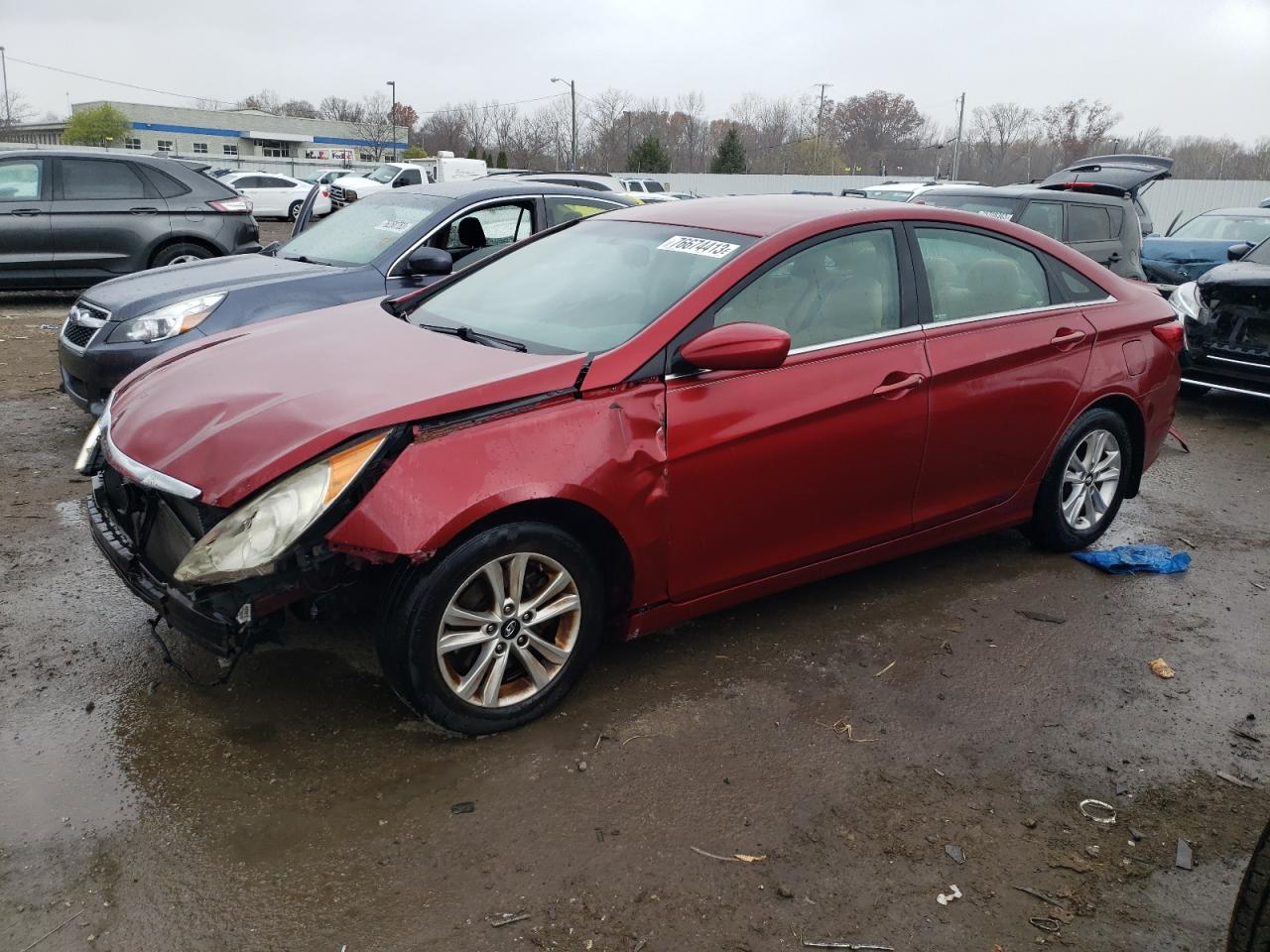 Image 1 of 2013 HYUNDAI SONATA GLS 2013 with VIN 5NPEB4AC9DH796496