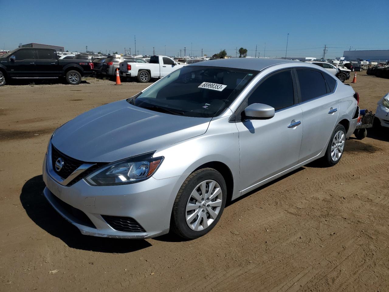 Image 1 of 2019 NISSAN SENTRA S 2019 with VIN 3N1AB7AP3KY340645