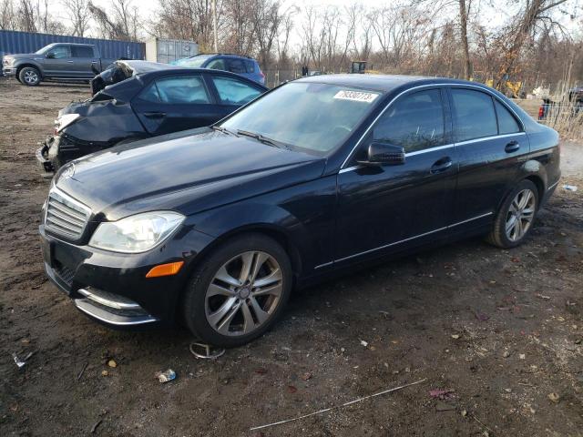 Image 1 of 2014 MERCEDES-BENZ C 300 4MATIC 2014 with VIN WDDGF8AB6EA893410