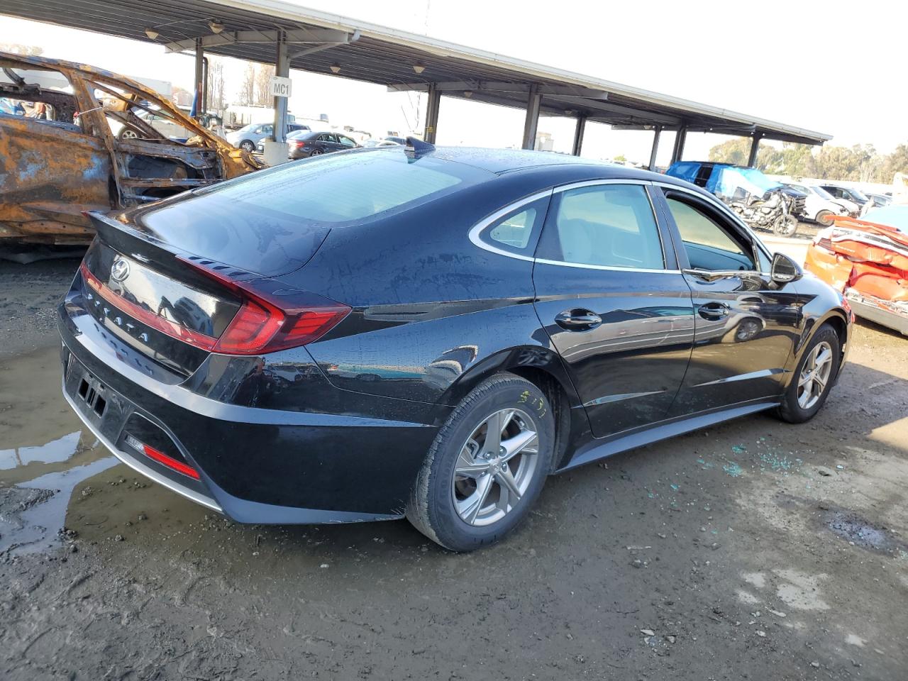 Image 3 of 2021 HYUNDAI SONATA SE 2021 with VIN 5NPEG4JA6MH126789
