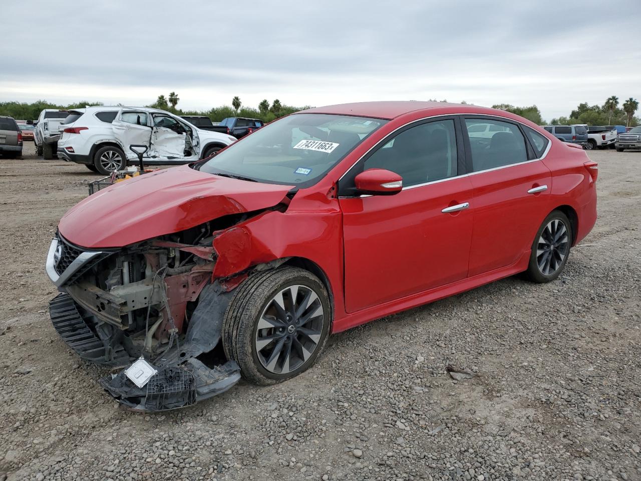 Изображение 1 2017 NISSAN SENTRA S 2017 с VIN 3N1AB7AP6HY214756