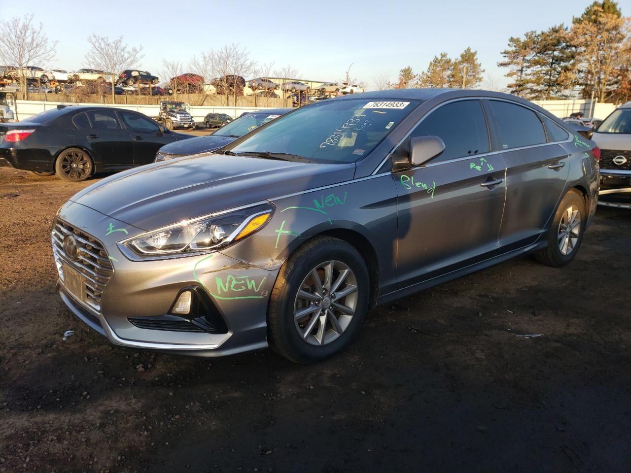 Image 1 of 2019 HYUNDAI SONATA SE 2019 with VIN 5NPE24AF1KH785578