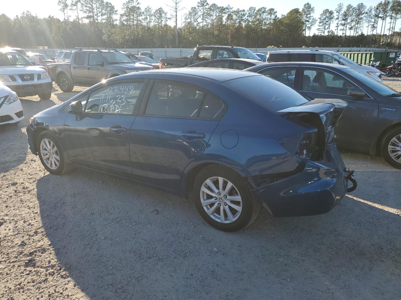 Image 2 of 2012 HONDA CIVIC EX 2012 with VIN 2HGFB2F80CH531214