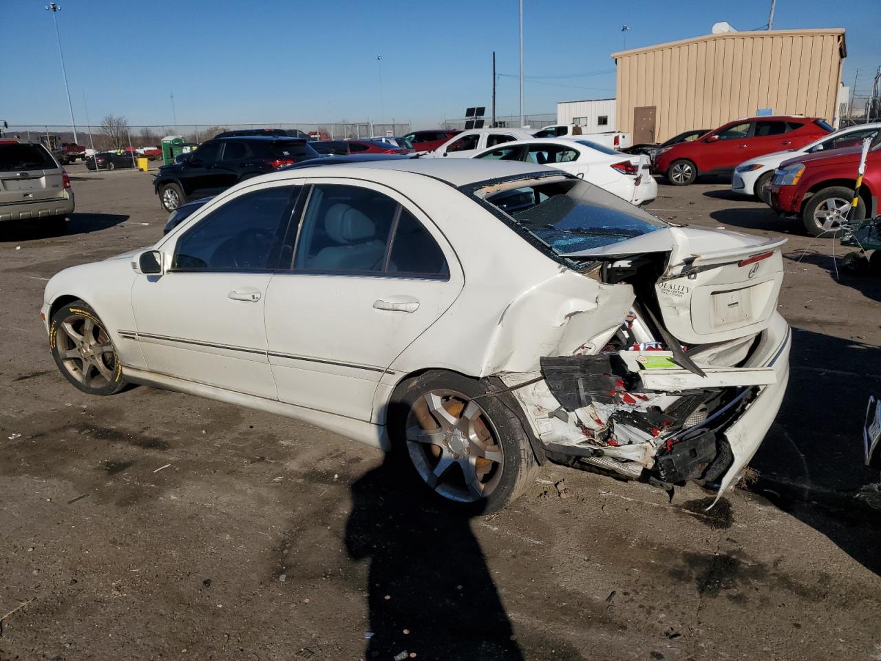 Image 2 of 2007 MERCEDES-BENZ C 230 2007 with VIN WDBRF52HX7F908127