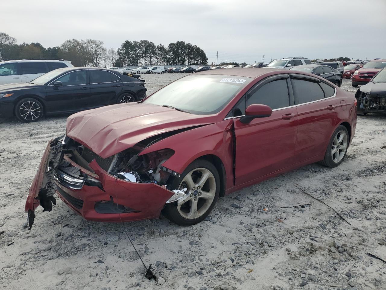 Image 1 of 2016 FORD FUSION S 2016 with VIN 3FA6P0G72GR295899