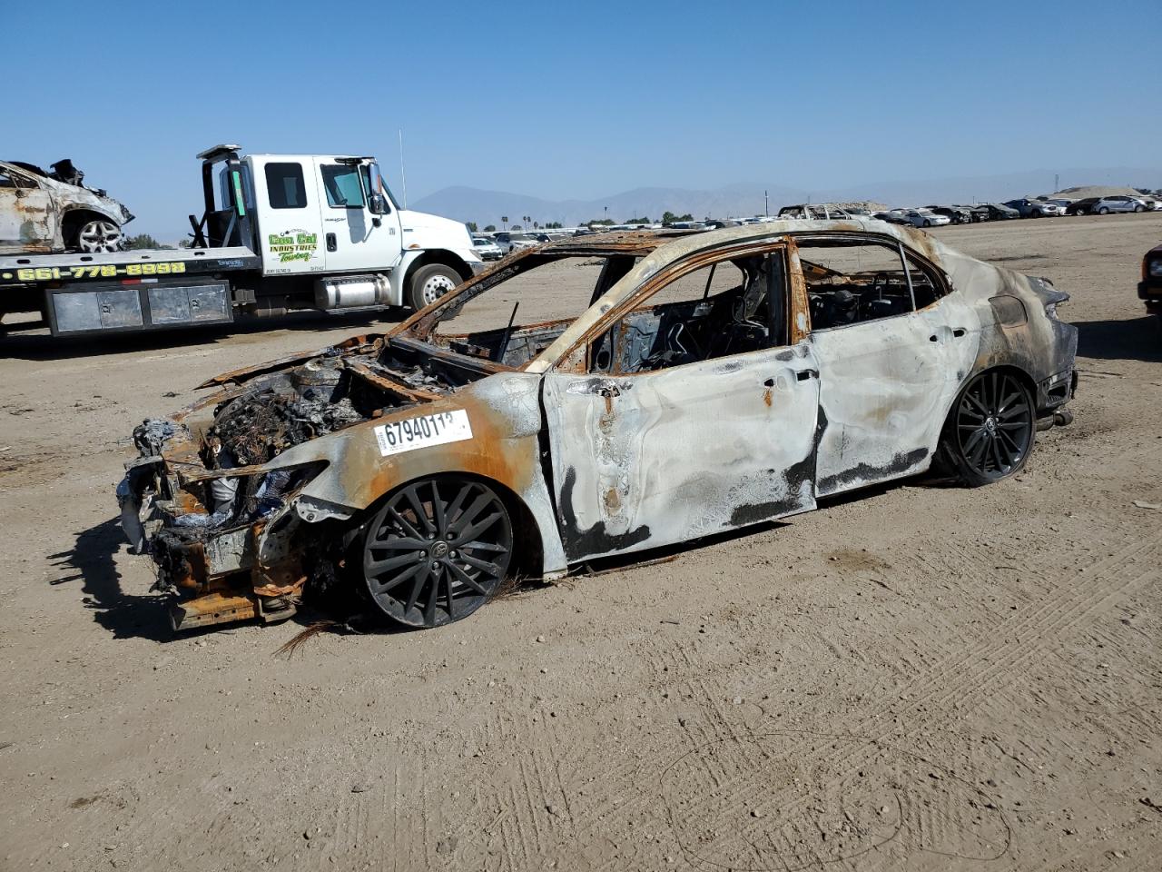 Image 1 of 2022 TOYOTA CAMRY TRD 2022 with VIN 4T1KZ1AK2NU066128