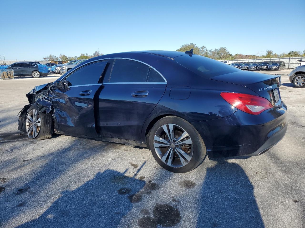 Image 2 of 2017 MERCEDES-BENZ CLA 250 2017 with VIN WDDSJ4EB8HN439670