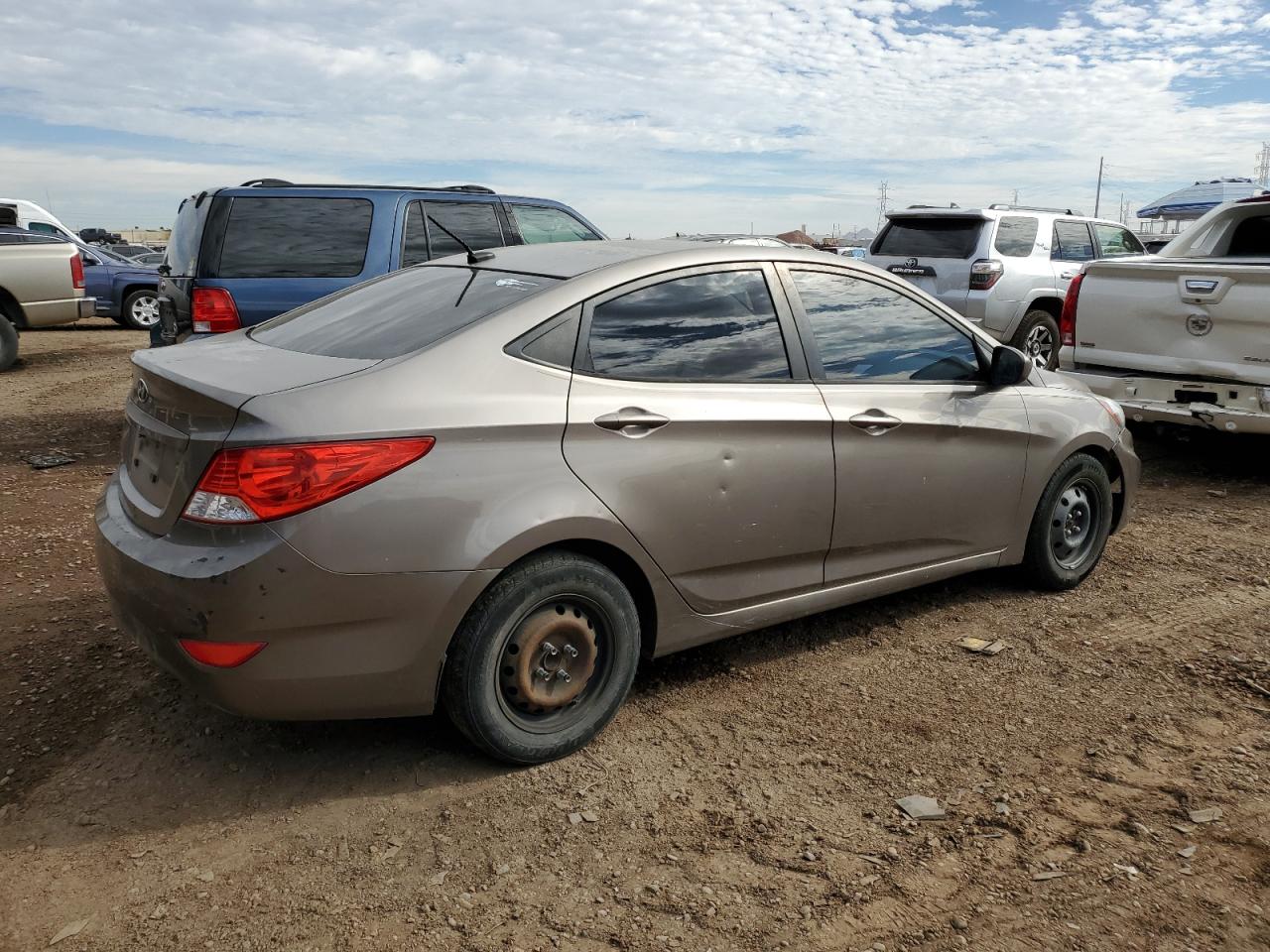 Image 3 of 2013 HYUNDAI ACCENT GLS 2013 with VIN KMHCT4AEXDU570569