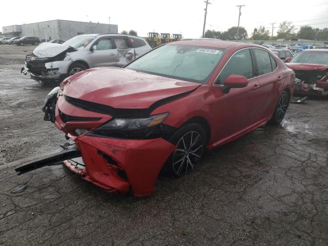 Image 1 of 2021 TOYOTA CAMRY SE 2021 with VIN 4T1G11AK1MU444466