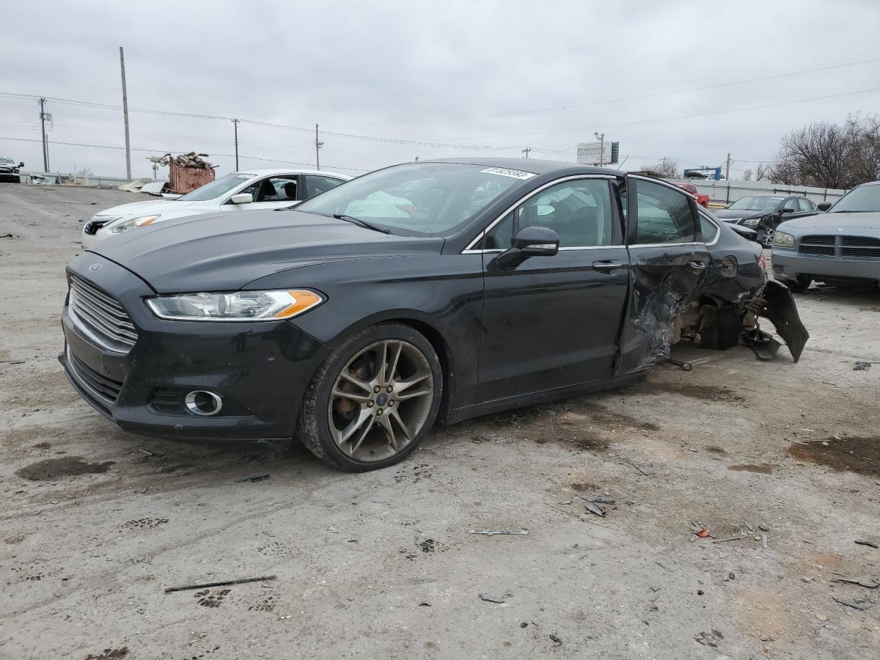 Image 1 of 2014 FORD FUSION TITANIUM 2014 with VIN 3FA6P0D98ER184552