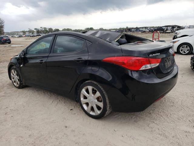 Image 2 of 2012 HYUNDAI ELANTRA GLS 2012 with VIN KMHDH4AE6CU283329