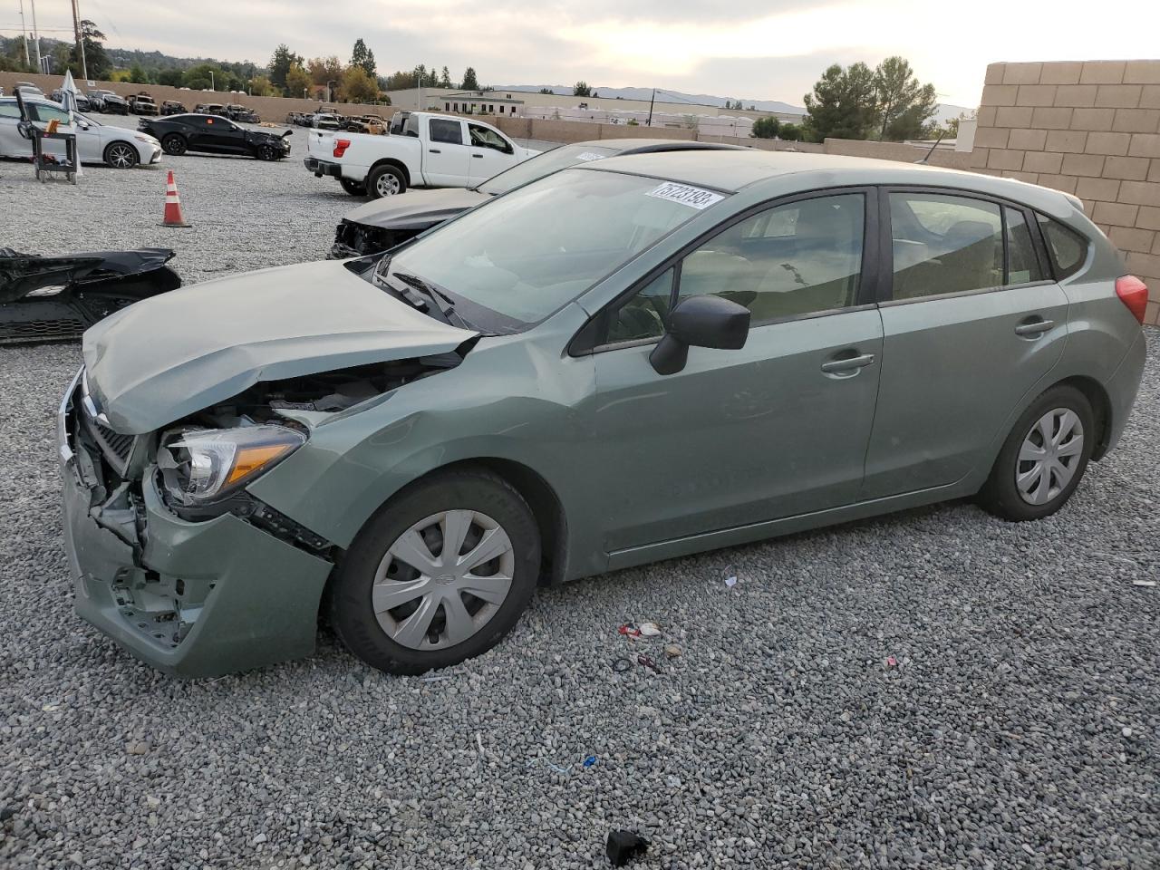 Image 1 of 2015 SUBARU IMPREZA  2015 with VIN JF1GPAA69FH231336