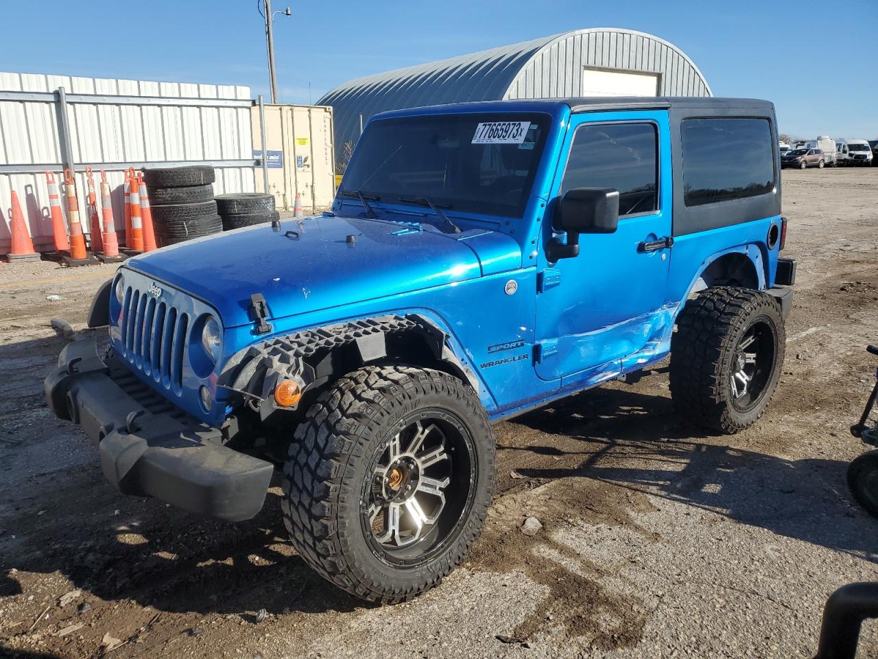 Image 1 of 2015 JEEP WRANGLER SPORT 2015 with VIN 1C4AJWAG8FL594974
