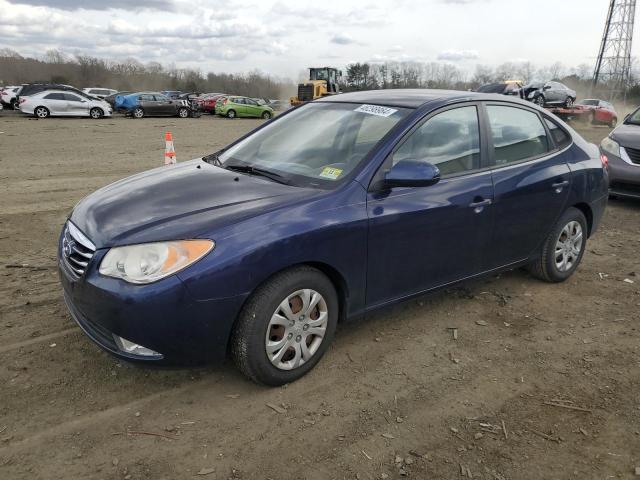 Image 1 of 2010 HYUNDAI ELANTRA BLUE 2010 with VIN KMHDU4AD8AU158350