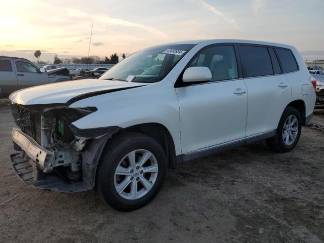 Image 1 of 2012 TOYOTA HIGHLANDER BASE 2012 with VIN 5TDZA3EH0CS019900