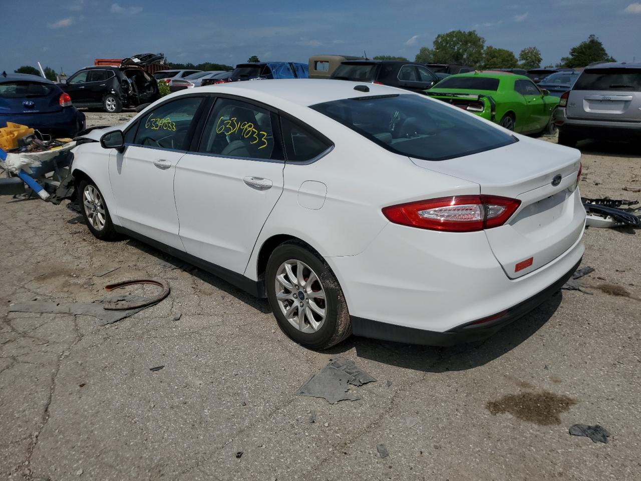 Изображение 2 2015 FORD FUSION S 2015 с VIN 1FA6P0G75F5131452