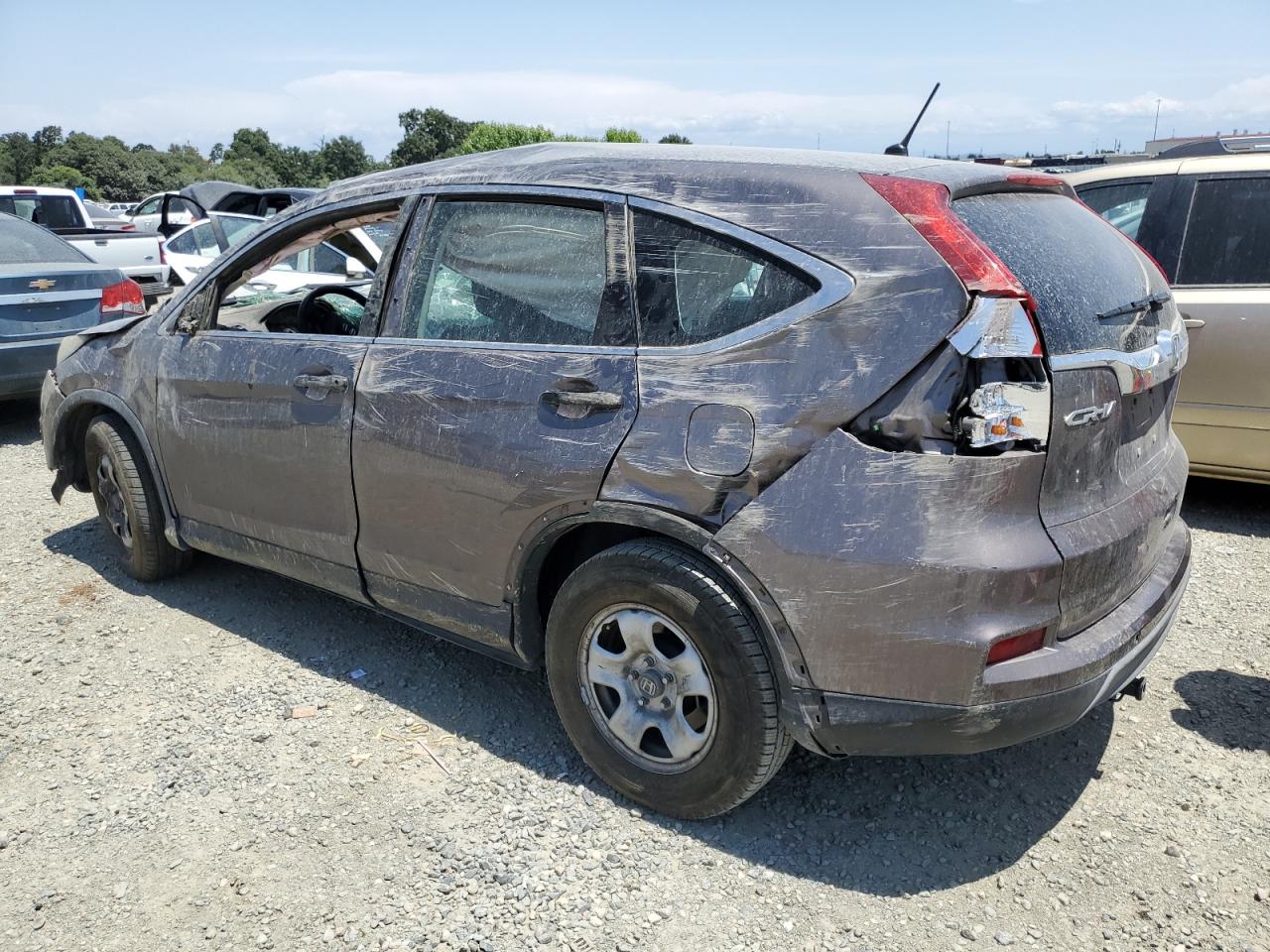 Image 2 of 2015 HONDA CR-V LX 2015 with VIN 3CZRM3H34FG705393