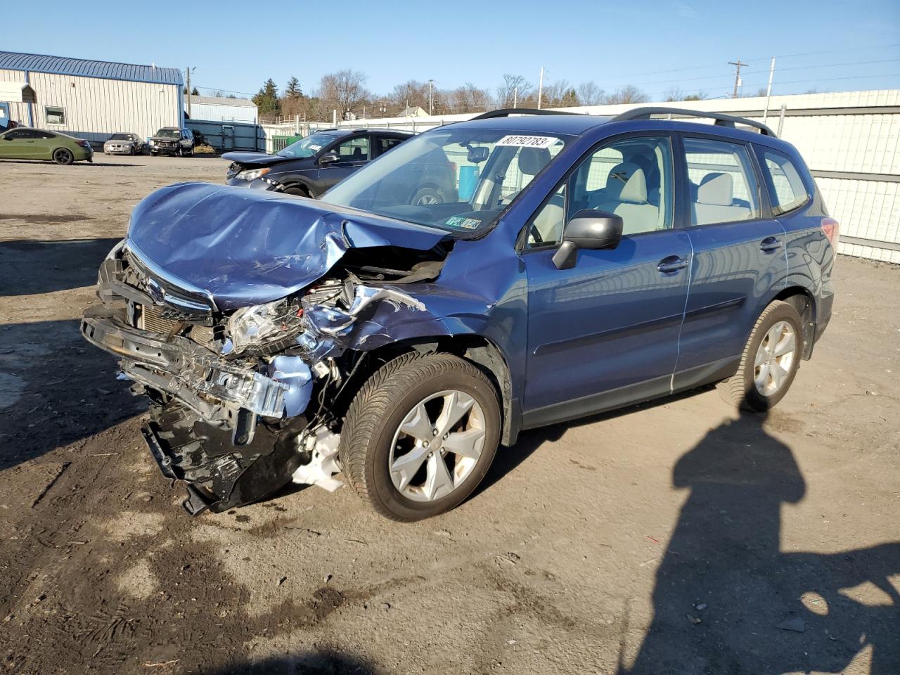 Изображение 1 2015 SUBARU FORESTER 2.5I 2015 с VIN JF2SJABC0FH546778