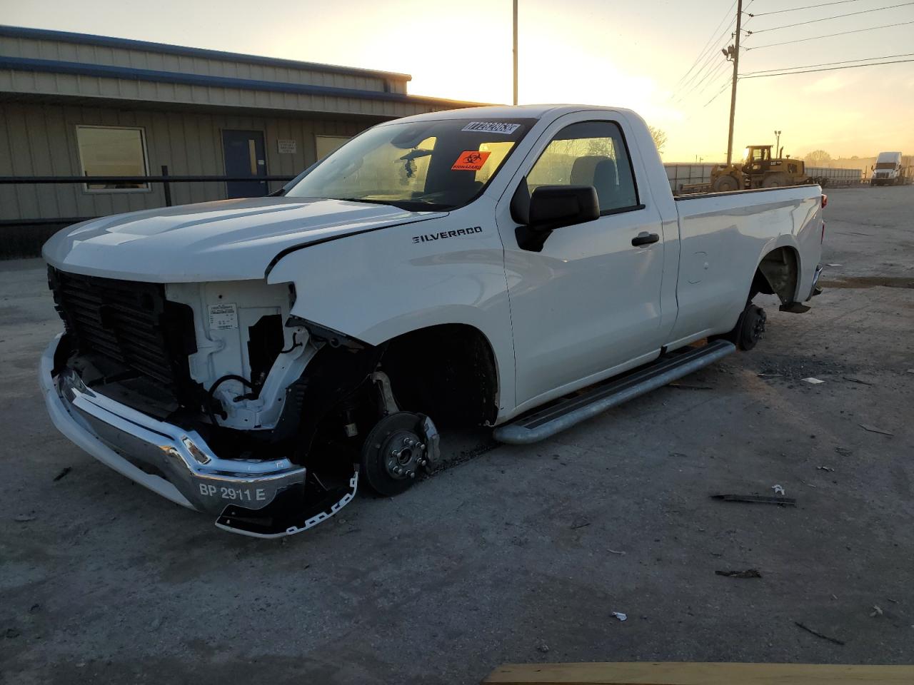 Image 1 of 2023 CHEVROLET SILVERADO C1500 2023 with VIN 3GCNAAED2PG296343