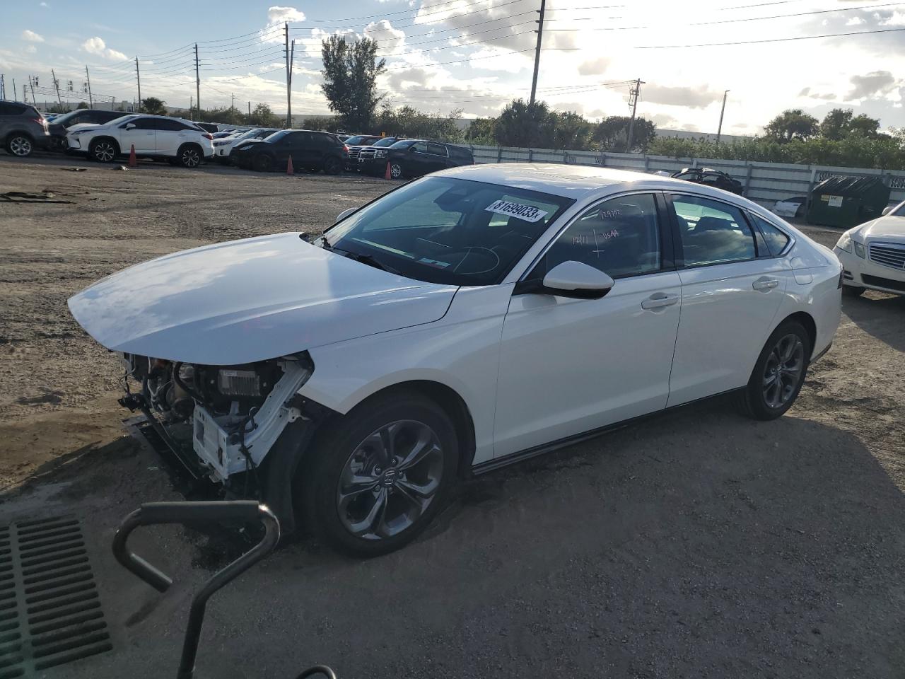 Image 1 of 2023 HONDA ACCORD HYBRID EXL 2023 with VIN 1HGCY2F63PA015885