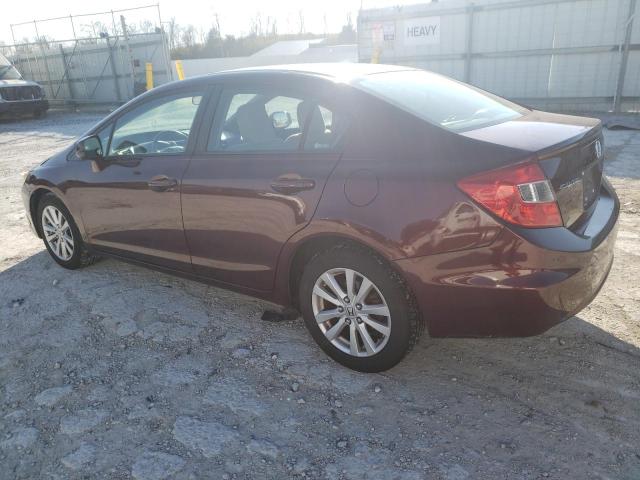 Image 2 of 2012 HONDA CIVIC EX 2012 with VIN 19XFB2F81CE092602